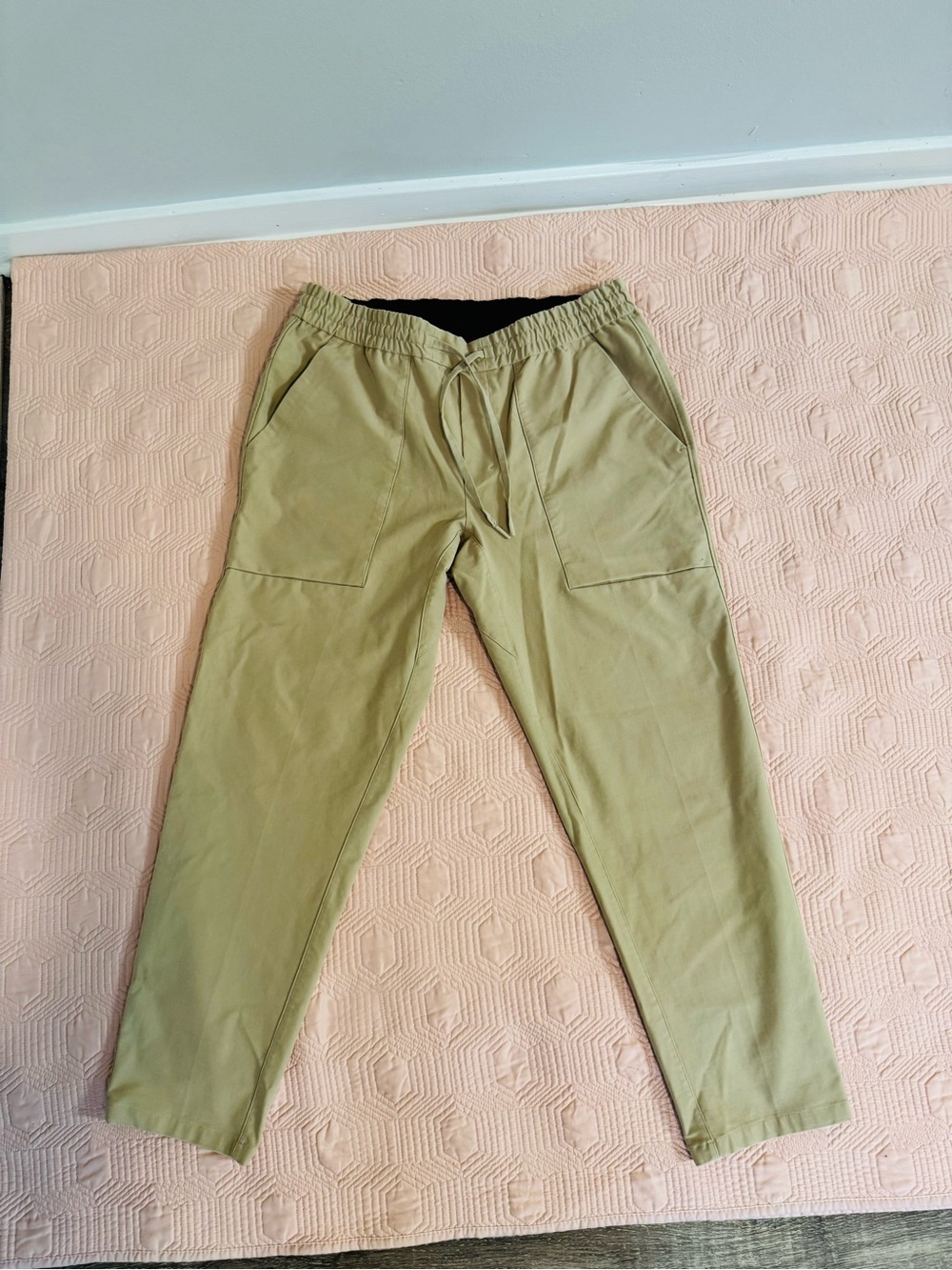 lululemon athletica Olive Green Drawstring Chinos